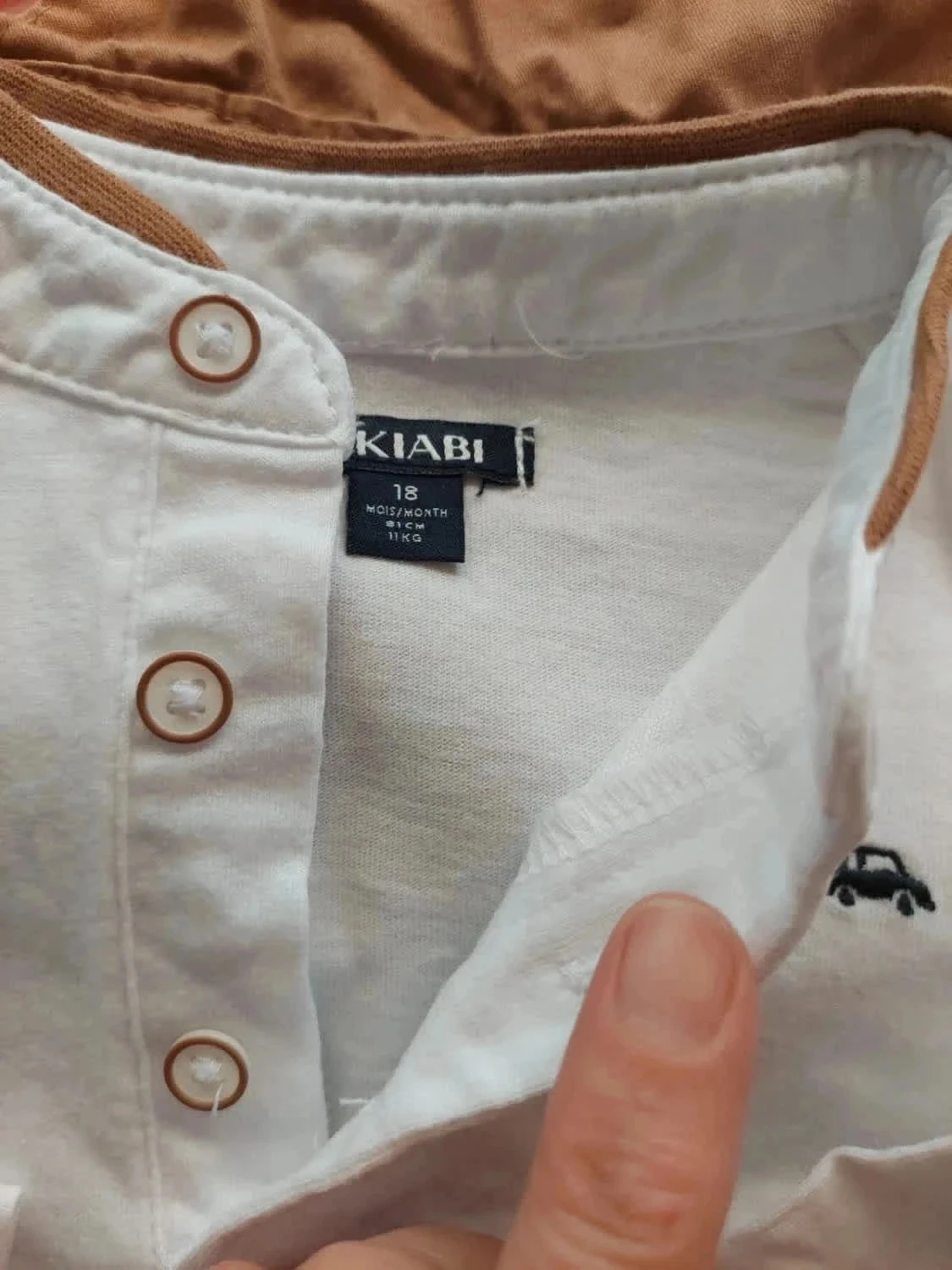Conjunto macacão camiseta 18 meses – photo 6